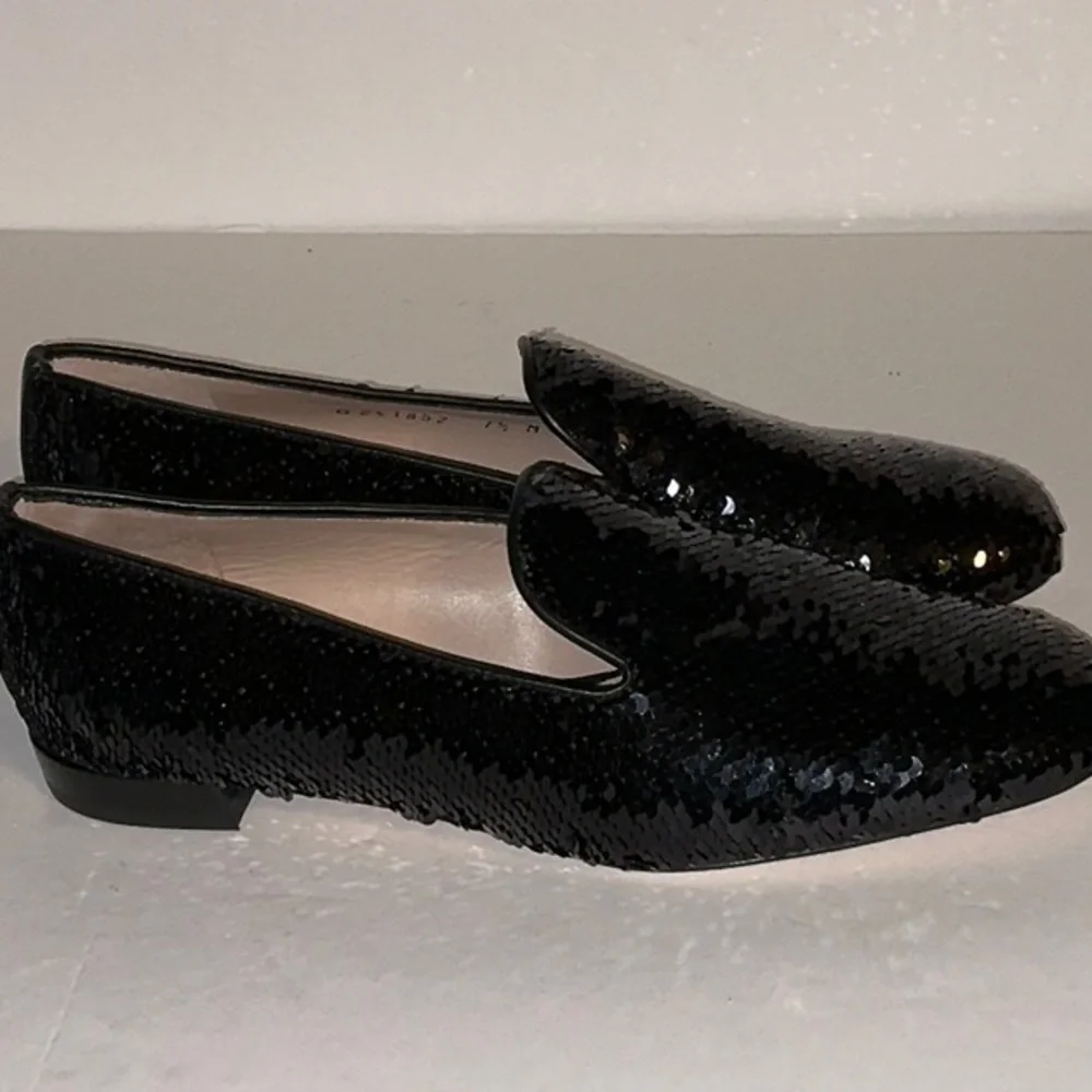 Stuart Weitzman Pipearky Sequined Loafers, 7.5